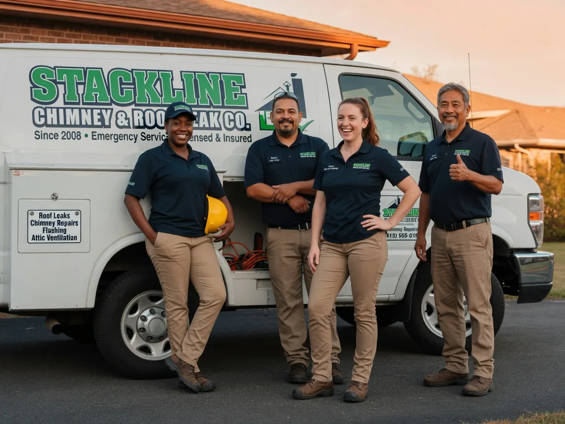 Chimney flashing repair company in Covington, MI